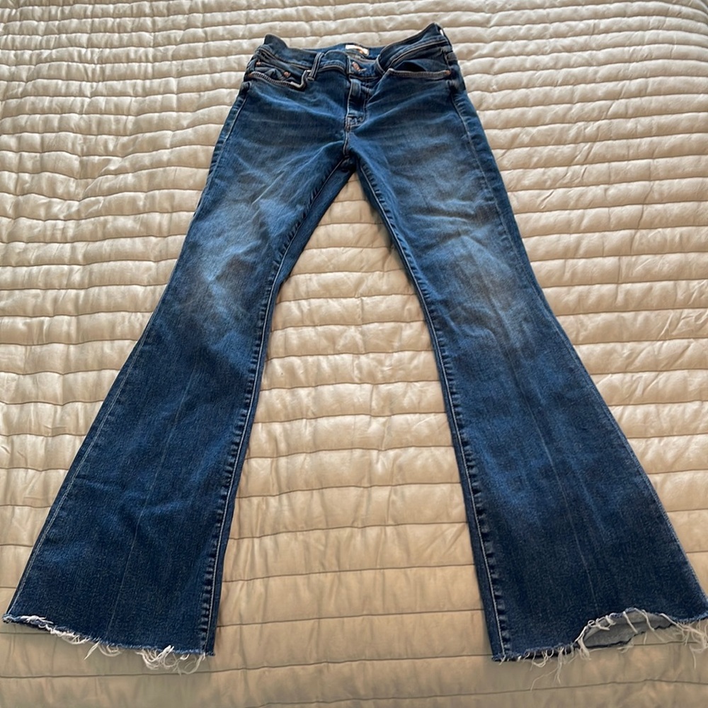 MOTHER flare leg jeans